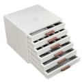 Miniatyrbilde 1 av 5: Flerlags smykkeskrin for smykker Sminke Gaver Pynt Organizer