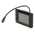 Miniatyrbilde 8 av 8: Elektrisk sykkeldisplay 36V 48V LCD GD01 Display 5 Pin Vanntett Plugg for 22,2mm Styre