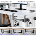 Miniatyrbilde 2 av 5: Hengende holder under bord for PS5/for PS5 Slim spillkonsollstativ