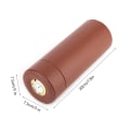 Miniatyrbillede 2 af 6: Bærbar brun lædercigar Humidor