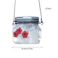Miniatyrbild 3 av 5: Bärbar hängande kolibrimatare för utomhusbruk - Fluid Flower Bird Feeder