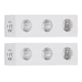 Miniatyrbilde 7 av 8: 2 stk 3-hulls Square Beam 3106-0003-0024 8 x 24 mm robotdeltilbehør