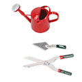 Miniatyrbillede 5 af 8: Dukkehus Haveværktøj 1:12 Vandkande Spade Saks Holdbar Legering Miniature Havearbejde Værktøjer til Dukkehus Rød
