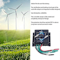 Miniatyrbillede 2 af 5: Vindmølleladeregulator, 400W 12V 24V Mini Vindmølle Generator Regulator IP67 Vandtæt