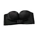 Miniatyrbillede 1 af 5: Front Buckle Lift Seamless Rygløs Push Up BH 36 80ab Sort