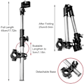 Miniatyrbild 5 av 5: Paraplyhållare för Barnvagn, 360° Justerbar Cykelparaply Stretch Mount Stativ Hållare Babyvagn Barnvagn Cykelstol