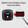 Miniatyrbild 2 av 5: Kolmonoxidvarnare, CO-detektor med digital display, väggmonterad
