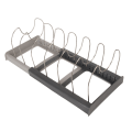 Miniatyrbild 7 av 8: Grytlock Organizer 304 rostfritt stål expanderbara U-formade avdelare Diskförvaringsställ för kök Bar Restaurang