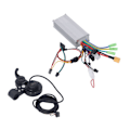 Miniatyrbillede 7 af 8: 36V 48V 500W 2 i 1 motor børsteløs controller vandtæt LH100 LCD display panel kit til elektrisk cykel scooter