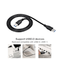Miniatyrbillede 5 af 8: Højhastigheds USB3.0 A-han til A-han forlængerkabel panelmontering 5 Gbps (1 m)