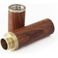 Miniatyrbilde 4 av 5: 2 stk. Nåleholder i tre, oppbevaringsetui for broderinåler - Nåleoppbevaringsetui for oppbevaring av alle slags Zekai lysebrun