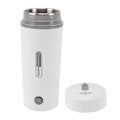 Miniatyrbilde 5 av 8: Reise Elektrisk Vannkoker 300W 350ml Rustfritt Stål Automatisk Isolering Bærbar Mini Varmvannsbereder for Kaffe Te Hvit EU Plugg 220V 50HZ