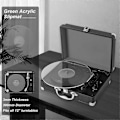 Miniatyrbilde 5 av 5: Akryl Platespillermatte, 12-tommers Sklisikker Matte for Vinylplatespiller