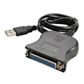 Pikkukuva 1 / 5: USB - 25-nastainen rinnakkaiskaapeli DB25-liitäntä IEEE 1284 Tulostin USB2.0-kaapeli 25-reikäinen adapterikaapeli