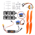 Miniatyrbillede 2 af 8: 2212 KV2200 Motor 40A XT60T ESC SG90 Servo 6035 Propeller Tilbehørssæt til RC-fly