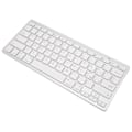 Miniatyrbilde 5 av 8: Trådløst tastatur Mini 78 taster Ultratynne bærbare hvite datamaskintastaturer for Android for OS X for IOS for WindowsItalian