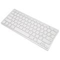 Miniatyrbillede 5 af 8: Trådløst tastatur Mini 78 taster Ultratynde bærbare hvide computertastaturer til Android til OS X til IOS til WindowsItalian