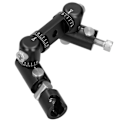 Miniatyrbillede 4 af 8: Dobbeltsidet V-stang bueskydningsstang stabilisator justerbar hurtig afbrydelse montering skydeværktøj sort