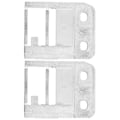 Miniatyrbilde 8 av 8: 2 stk MultiFunksjonell Symaskin Transportør E-formet Nåleplate 735081004 for JANOME