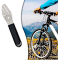 Miniatyrbillede 5 af 5: Bærbar cykel skivebremse 3 slots justeringsværktøj (sølv) 1 stk