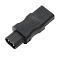 Miniatyrbillede 4 af 8: 4 STK IEC320 C8 til C13 Netledning Adapter PVC-hus IEC320 Strømstik Adapter til Laptop Ups Socket