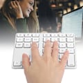 Miniatyrbilde 5 av 8: Mini numerisk tastatur for Bluetooth 3.0 aluminiumlegering innebygd litiumbatteri