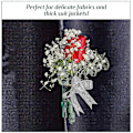 Miniatyrbillede 4 af 5: 30 Par Blomster Boutonniere Magneter Corsage Brocher Magnet til Håndlavet Bryllup Brud Boutonnieres Corsage Blomster Pins_SZXM