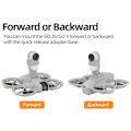 Miniatyrbillede 5 af 5: Action Camera Mount til GO 3S/GO3 Drone