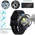 Pikkukuva 3 / 5: 3 kpl Yhteensopiva Samsung Galaxy Watch Active 2 40 / 44mm Suojakalvo, 3D Reunainen Näytönsuoja, Täysi Peitto, Naarmuuntumaton Kuplaton