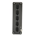 Miniatyrbilde 7 av 8: Programmerbart tastatur 5 taster Kablet USB Trådløs Bluetooth Dual Mode Mini Silikon Mute DIY Programmerbart Gaming Keyboard Svart
