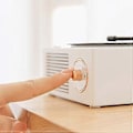 Pikkukuva 3 / 4: Vanhanajan klassinen Bluetooth-kaiutin, vihreä, söpö vinyylilevysoitin-tyyli