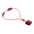 Pikkukuva 6 / 8: Mini kaulakoru kaulahierontalaite 4 tilaa 9 voimaa 3 vaihdetta Hot Compress Dual Pulse älykäs riipus hierontalaite punainen