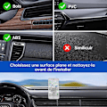 Miniatyrbillede 3 af 4: Bærbar Magnetisk Bilholder - 360 Graders Rotation Telefonholder Stærke Magneter Smartphone Holder Kompatibel med iPhone/Samsung/Huawei/GPS osv. - Sort