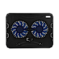 Miniatyrbillede 2 af 8: Ultratynd USB Laptop Cooler Base 2 Mute Fan Notebook Cooling Pad Stand