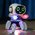 Miniatyrbilde 4 av 6: Robotleketøy Seks Klør Plast Intelligent Dansende Syngende Lys Elektrisk Robotleketøy for Gutter Hvit
