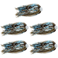 Miniatyrbilde 1 av 5: 5 STK Silikon Spinnerbait Bass Fiske Lokkemiddel Swimbaits for Ørret Laks Ferskvann130