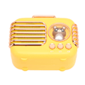 Miniatyrbild 8 av 8: Bluetooth 5.0-högtalare 5W stereoljudstöd minneskort bärbar trådlös minihögtalare för MP3-mobiltelefoner bärbara datorer gul