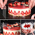 Pikkukuva 4 / 5: Kirkas asetyyli kakkukaula rulla mousse- ja leivonnaiskoristeluun