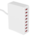 Miniatyrbilde 7 av 8: 2.4A 40W 8 porter USB-lader bærbar USB-skrivebords smart ladestasjon for telefoner nettbrett AU-plugg 100‑240V