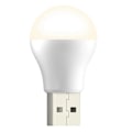Miniatyrbillede 1 af 5: USB LED Pære 3W Bærbar LED Lampe 5V Boglamper Energibesparende Nødlampe Udendørs Campinglys Indendørs Læselampe Pære hvidt lys 3 stk