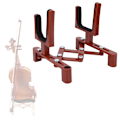Miniatyrbild 4 av 8: Professionellt bärbart hopfällbart violinställ Instrumenttillbehör Röd