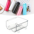 Miniatyrbilde 6 av 8: Vannflaskearrangør Transparent Stable Plassbesparende Vannflaske Oppbevaringsholder Stativ for Vakuumkopp 2 Rutenett
