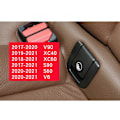 Pikkukuva 5 / 5: Auton takaistuimen koukku ISOFIX-suojus Lasten turvaistuin yhteensopiva Volvo V60 V90 XC40 XC60 S60 S90 auton takaistuimen koukun kanssa, musta-B15