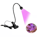 Miniatyrbilde 2 av 5: UV-neglelampe 3W Håndfri LED-tørker med fast klips for gelnegl 2 stk