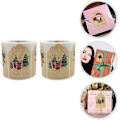 Miniatyrbilde 5 av 5: Juleforseglingsklistremerker Gavemerke: Juleinnpakningsmerker DIY Gaveeske Poseetikett 2 stk)