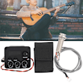 Miniatyrbild 5 av 8: Gitarrförförstärkare 3-segments pickup equalizer LCD-skärm Musikinstrumenttillbehör