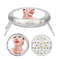 Miniatyrbild 8 av 8: UV-gel nagellampa 18W USB Mini Bärbar Fällbar Snabbtorkande 2 Växlar Nagelkonstlampa med 18 st Lampor Chips Spegel