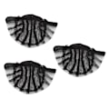 Miniatyrbilde 5 av 8: 3 STK Elastisk parykk Nettinghette Svart Nylon Pustende Strekkbart Fake Hårtrekk for Cosplay Makeup