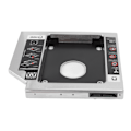 Miniatyrbilde 7 av 8: SATA til SATA 2. HDD SSD-kabinett 2-kanals beskyttelse Harddisk Caddy Case Tray for 12,7 mm CD DVD ROM optisk stasjonsspor