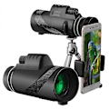 Miniatyrbillede 4 af 5: Clear Vision 40x60 HD monokulær kikkert med smartphoneholder